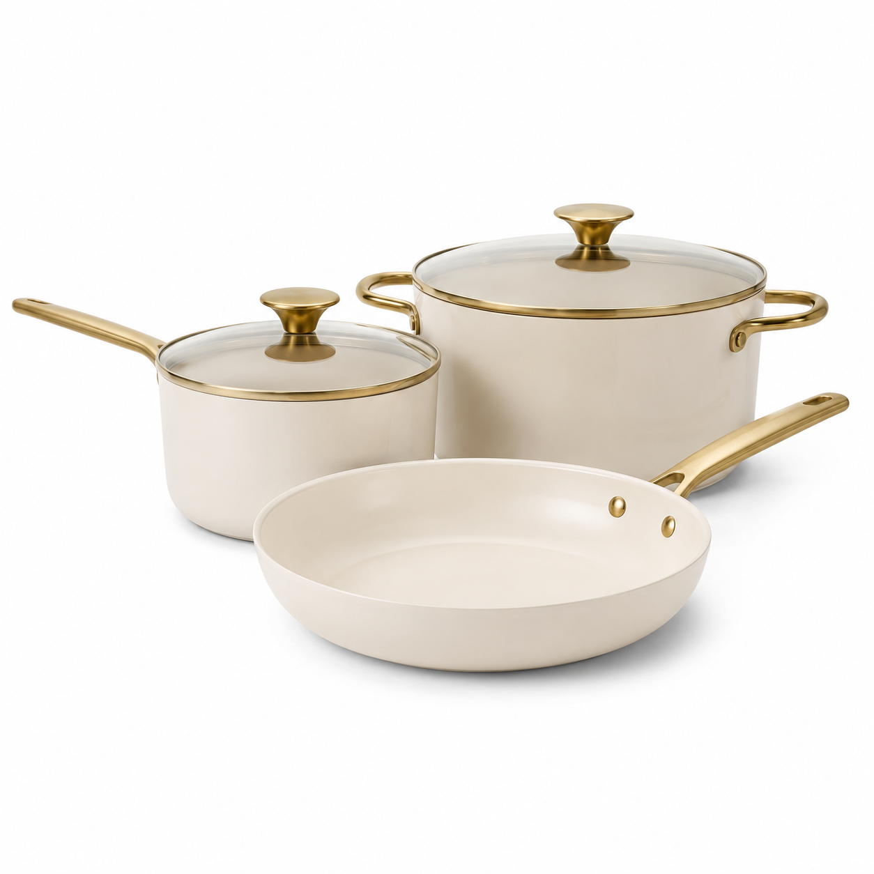 Ceramic Cookware Trio Set